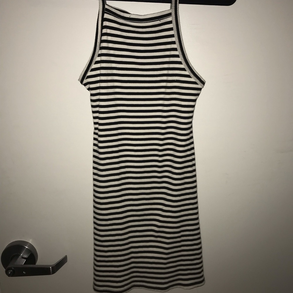 HONEY PUNCH STRIPED DRESS